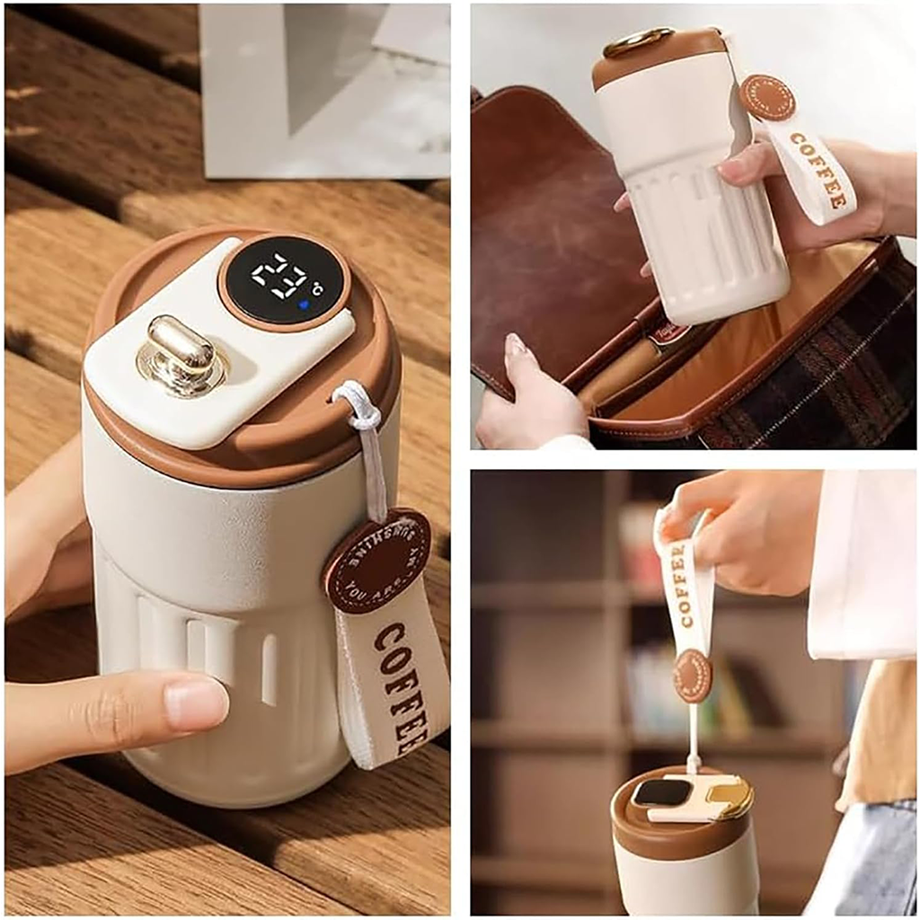 Tasse Isotherme Intelligente avec Affichage LED – Élégance et Technologie au Quotidien