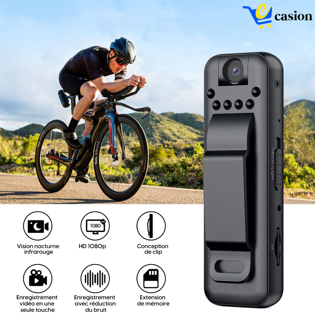 Mini Caméscope Portable HD 1080P – Discret, Léger et Performant