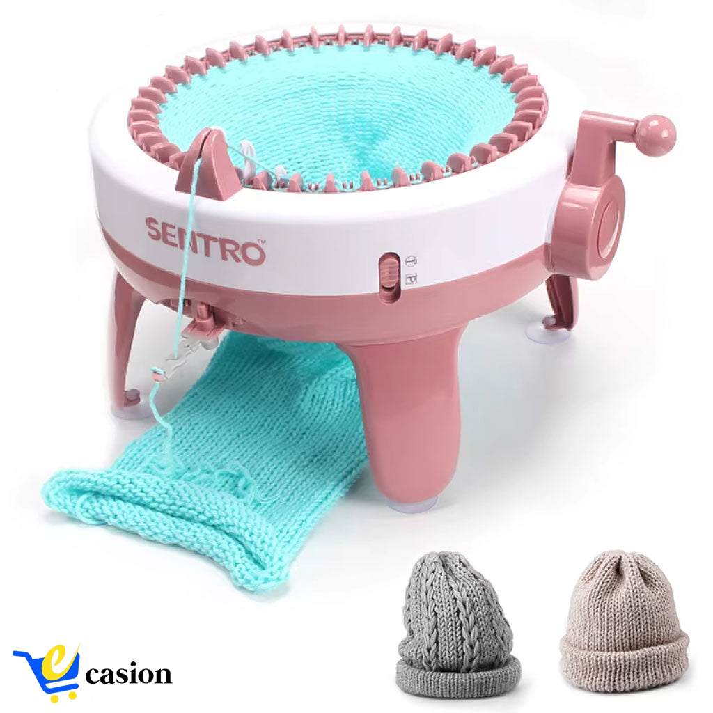 Machine à Tricoter Mini – Un Kit Éducatif et Créatif pour Réaliser Écharpes, Chapeaux et Pulls