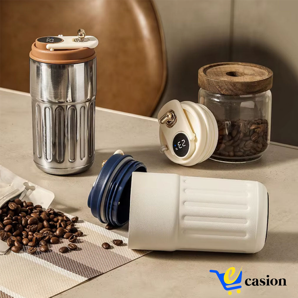 Tasse Isotherme Intelligente avec Affichage LED – Élégance et Technologie au Quotidien