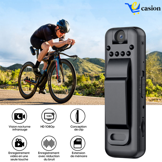 Mini Caméscope Portable HD 1080P – Discret, Léger et Performant